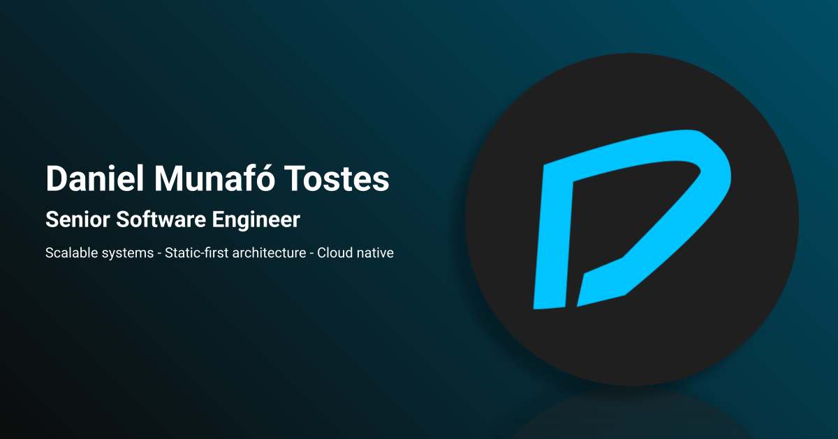 Daniel Tostes - Senior Software Engineer